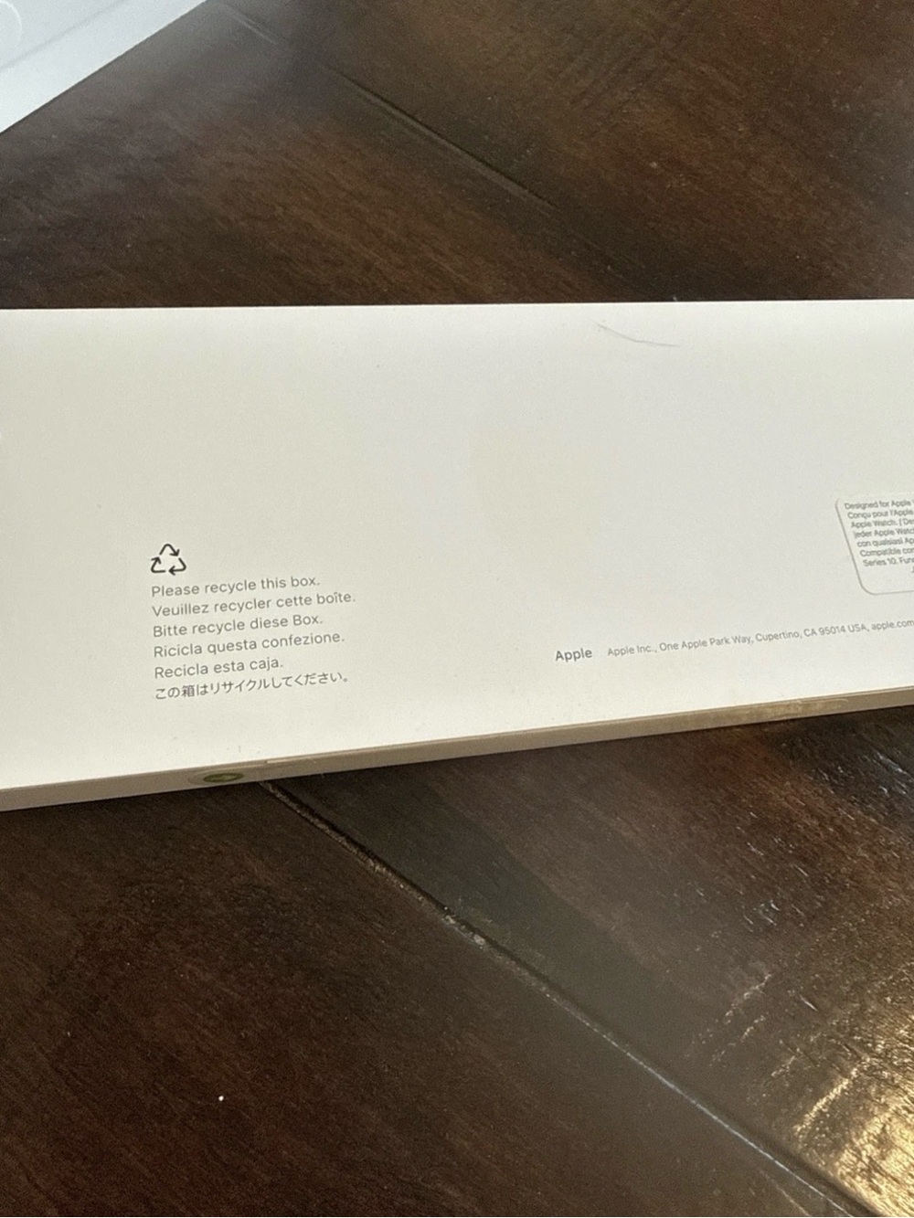 NEW + OEM Apple Watch Sport Band | Black | MXLJ3AM/A | 42mm S/M NIB - Picture 6 of 7